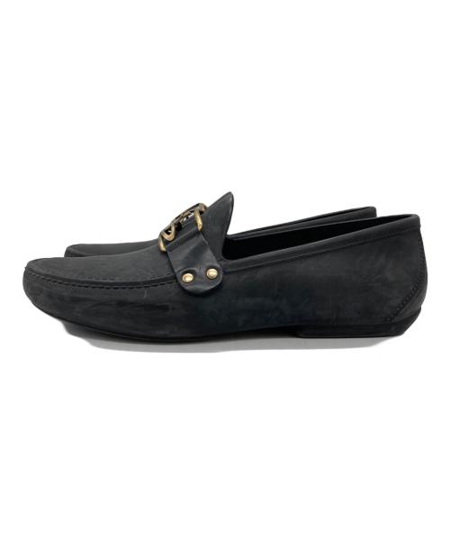 Vivienne Westwood（ヴィヴィアンウエストウッド）Vivienne Westwood (ヴィヴィアンウエストウッド) ラバーモカシンシューズ ブラック サイズ:	SIZE 42の古着・服飾アイテム