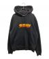 stussy（ステューシー）の古着「FIRE HOODIE プルオーバー」｜ブラック