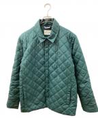 LACOSTEラコステ）の古着「キルティングジャケット」｜グリーン