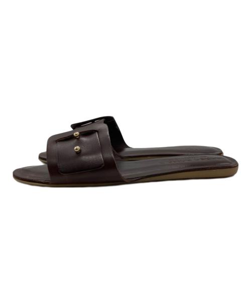CORSO ROMA 9（コルソローマノーヴェ）CORSO ROMA 9 (コルソローマノーヴェ) フラットサンダル ブラウン サイズ:SIZE 36の古着・服飾アイテム