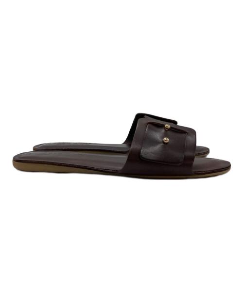 CORSO ROMA 9（コルソローマノーヴェ）CORSO ROMA 9 (コルソローマノーヴェ) フラットサンダル ブラウン サイズ:SIZE 36の古着・服飾アイテム