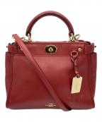 COACHコーチ）の古着「2WAYバッグ」｜レッド