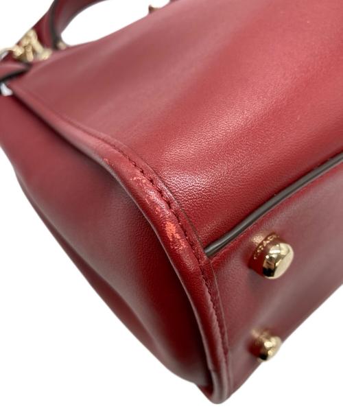 COACH（コーチ）COACH (コーチ) 2WAYバッグ レッドの古着・服飾アイテム