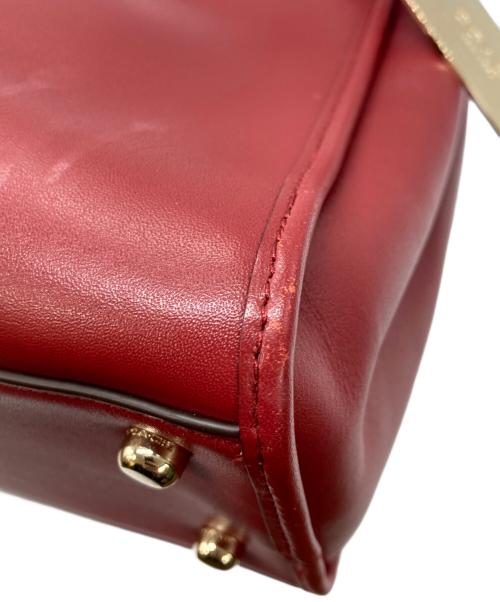 COACH（コーチ）COACH (コーチ) 2WAYバッグ レッドの古着・服飾アイテム