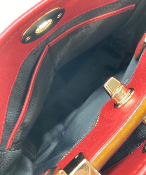 COACH（コーチ）COACH (コーチ) 2WAYバッグ レッドの古着・服飾アイテム