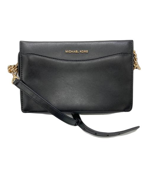 MICHAEL KORS（マイケル・コース）MICHAEL KORS (マイケル・コース) 2WAYショルダーバッグ ブラックの古着・服飾アイテム