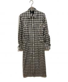 CLANE（クラネ）の古着「UP POCKET CHECK SHIRT ONEPIECE」｜グレー