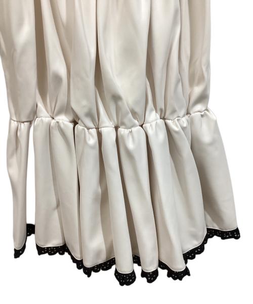 Pain（ペイン）Pain (ペイン) レーステープレザーミニドレス ベージュ サイズ:	SIZE Freeの古着・服飾アイテム