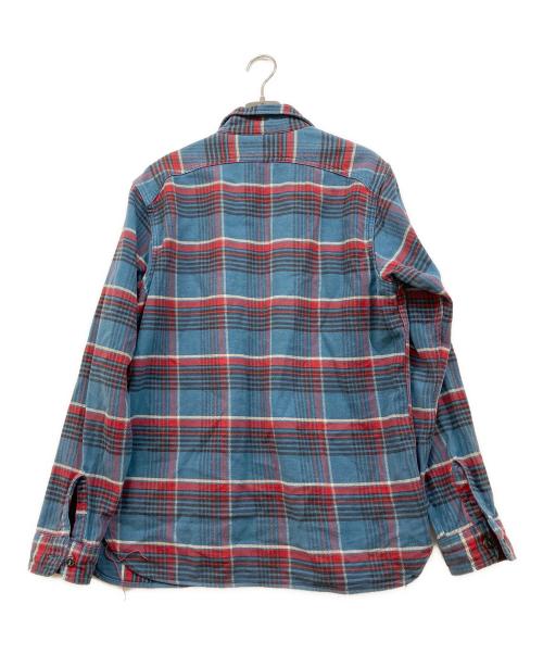 SUGAR CANE（シュガーケーン）SUGAR CANE (シュガーケーン) ネルシャツ ブルー サイズ:Mの古着・服飾アイテム