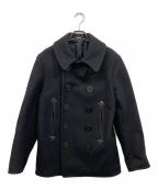BUZZ RICKSON'Sバズリクソンズ）の古着「WILLIAM GIBSON COLLECTION Type BLACK PEA COAT」｜ブラック