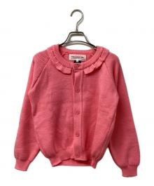 COMME des GARCONS GIRL（コムデギャルソンガール）の古着「フリルカラーカーディガン」｜ピンク