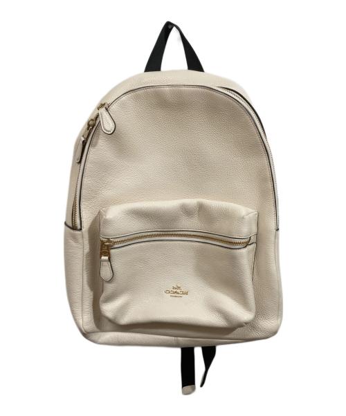 COACH（コーチ）COACH (コーチ) チャーリーバックパック アイボリーの古着・服飾アイテム