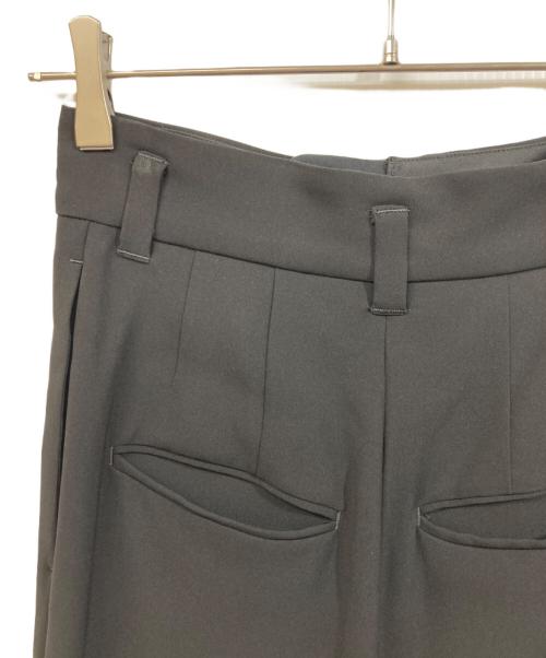 HARUNOBUMURATA（ハルノブ ムラタ）HARUNOBUMURATA (ハルノブ ムラタ) ワイドシルエットシルクトラウザー ブラック サイズ:SIZE 34の古着・服飾アイテム