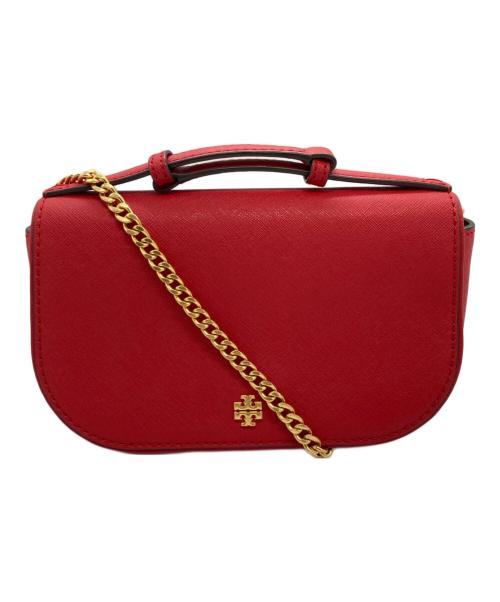TORY BURCH（トリーバーチ）TORY BURCH (トリーバーチ) エマーソンチェーンショルダーバッグ レッドの古着・服飾アイテム