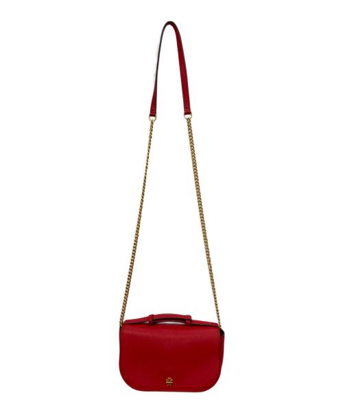 TORY BURCH（トリーバーチ）TORY BURCH (トリーバーチ) エマーソンチェーンショルダーバッグ レッドの古着・服飾アイテム
