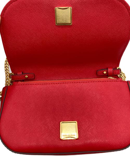TORY BURCH（トリーバーチ）TORY BURCH (トリーバーチ) エマーソンチェーンショルダーバッグ レッドの古着・服飾アイテム