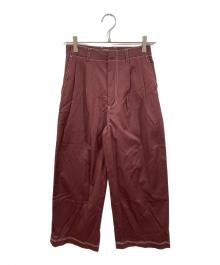 TODAYFUL（トゥデイフル）の古着「Satin Stitch Trousers」｜ブラウン