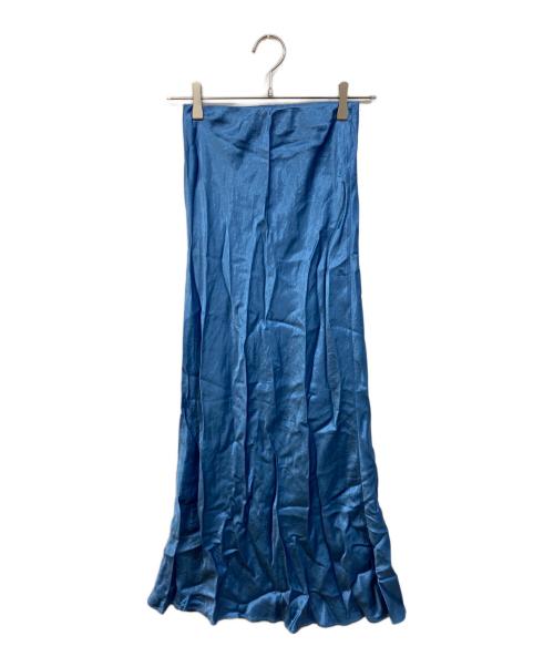 ENOF（イナフ）ENOF (イナフ) ace long skirt ブルー サイズ:Mの古着・服飾アイテム