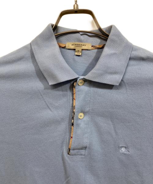 BURBERRY LONDON（バーバリーロンドン）BURBERRY LONDON (バーバリーロンドン) ポロシャツ スカイブルー サイズ:	SIZE Sの古着・服飾アイテム