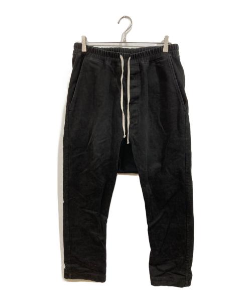 RICK OWENS（リックオウエンス）RICK OWENS (リックオウエンス) DRAWSTRING LONG PANTS ブラック サイズ:SIZE 50の古着・服飾アイテム