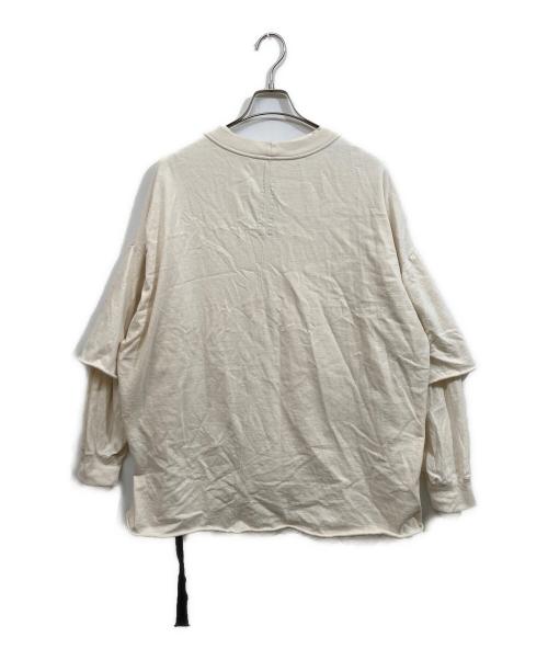 RICK OWENS DRKSHDW（リックオウエンス ダークシャドウ）RICK OWENS DRKSHDW (リックオウエンス ダークシャドウ) Tommy Hustler Sweat ナチュラル サイズ:SIZE 1の古着・服飾アイテム