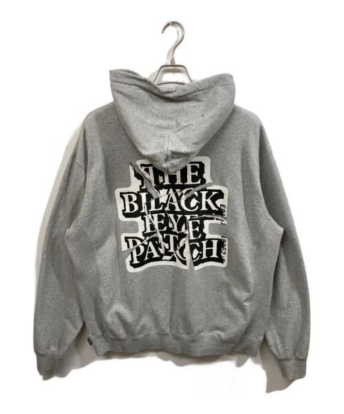 BlackEyePatch（ブラックアイパッチ）BlackEyePatch (ブラックアイパッチ) バックプリントパーカー グレー サイズ:	SIZE XLの古着・服飾アイテム