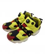 REEBOK×adidasリーボック×アディダス）の古着「クラシック インスタポンプフューリーブースト」｜イエロー