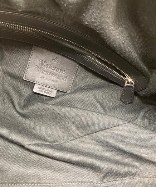 Vivienne Westwood（ヴィヴィアンウエストウッド）Vivienne Westwood (ヴィヴィアンウエストウッド) ハンドバッグ ブラック×グリーンの古着・服飾アイテム