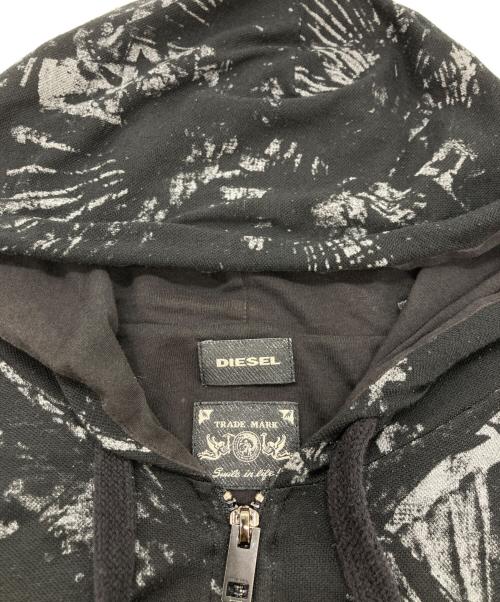DIESEL（ディーゼル）DIESEL (ディーゼル) ジップパーカー ブラック サイズ:サイズ表記なしの古着・服飾アイテム