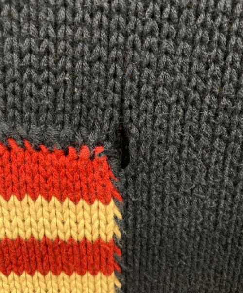 POLO RALPH LAUREN（ポロ・ラルフローレン）POLO RALPH LAUREN (ポロ・ラルフローレン) 星条旗コットンニット ネイビー サイズ:SIZE XLの古着・服飾アイテム