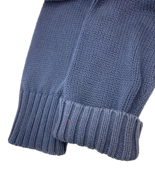 POLO RALPH LAUREN（ポロ・ラルフローレン）POLO RALPH LAUREN (ポロ・ラルフローレン) 星条旗コットンニット ネイビー サイズ:SIZE XLの古着・服飾アイテム