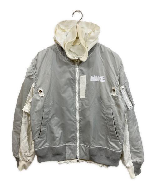 NIKE（ナイキ）NIKE (ナイキ) sacai (サカイ) NRG LAYERED JKT ホワイト サイズ:SIZE XLの古着・服飾アイテム