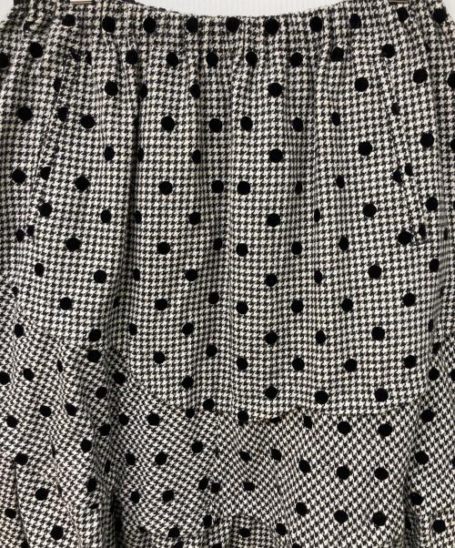 tricot COMME des GARCONS（トリココムデギャルソン）tricot COMME des GARCONS (トリココムデギャルソン) ドットフリルスカート グレー サイズ:不明（実寸をご確認ください）の古着・服飾アイテム