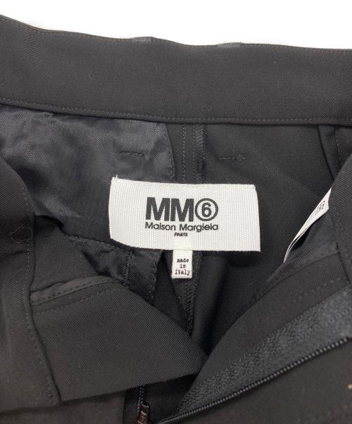MM6 Maison Margiela（エムエムシックスメゾンマルジェラ）MM6 Maison Margiela (エムエムシックスメゾンマルジェラ) Wide flare slacks ブラック サイズ:38の古着・服飾アイテム