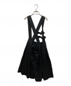 BLACK COMME des GARCONSブラックコムデギャルソン）の古着「ジャンパースカート」｜ブラック