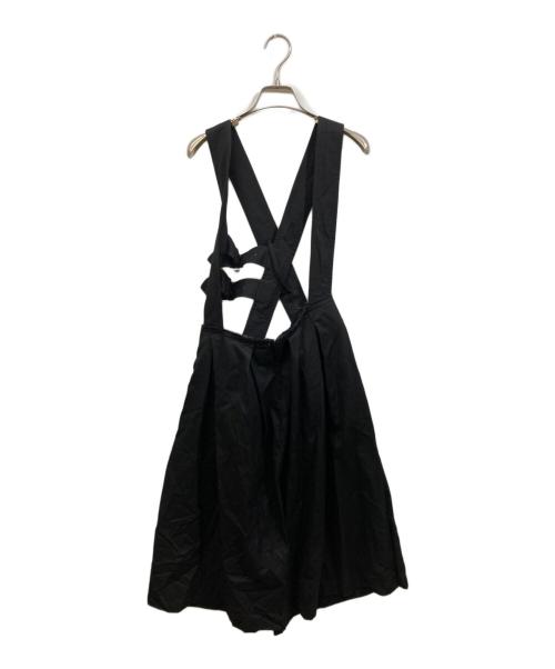 BLACK COMME des GARCONS（ブラックコムデギャルソン）BLACK COMME des GARCONS (ブラックコムデギャルソン) ジャンパースカート ブラック サイズ:Sの古着・服飾アイテム
