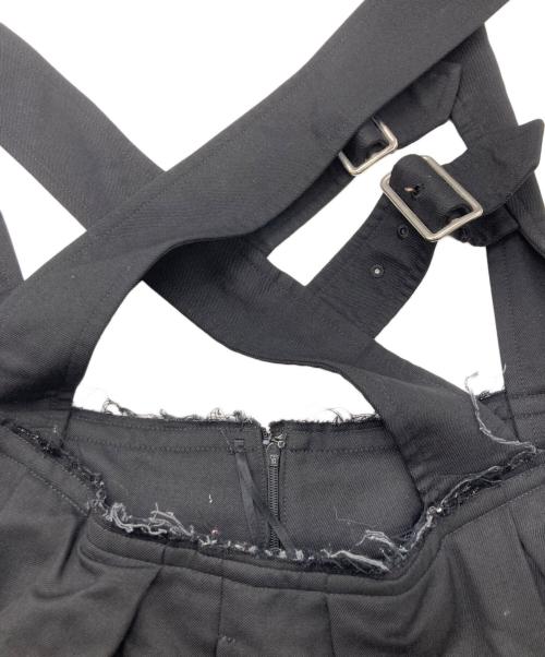 BLACK COMME des GARCONS（ブラックコムデギャルソン）BLACK COMME des GARCONS (ブラックコムデギャルソン) ジャンパースカート ブラック サイズ:Sの古着・服飾アイテム