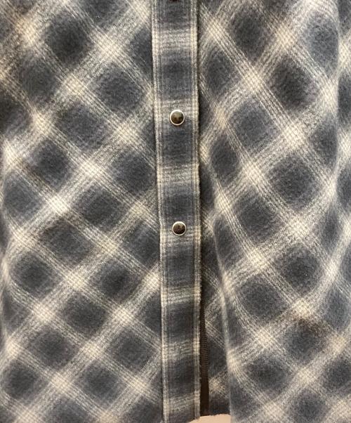 sacai（サカイ）sacai (サカイ) オンブレチェックドッキングワンピース グレー サイズ:SIZE 1の古着・服飾アイテム