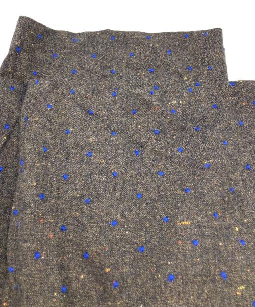 MUVEIL（ミュベール）MUVEIL (ミュベール) ドット刺繍パンツ ブラウン サイズ:SIZE 38の古着・服飾アイテム