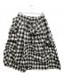 COMME des GARCONS（コムデギャルソン）の古着「リボン チェック シャーリング スカート」｜グレー