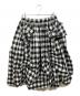 COMME des GARCONS (コムデギャルソン) リボン チェック シャーリング スカート グレー サイズ:S：30000円