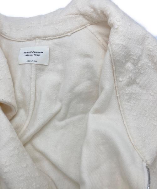 beautiful people（ビューティフルピープル）beautiful people (ビューティフルピープル) ウールジャケット ベージュ サイズ:36の古着・服飾アイテム