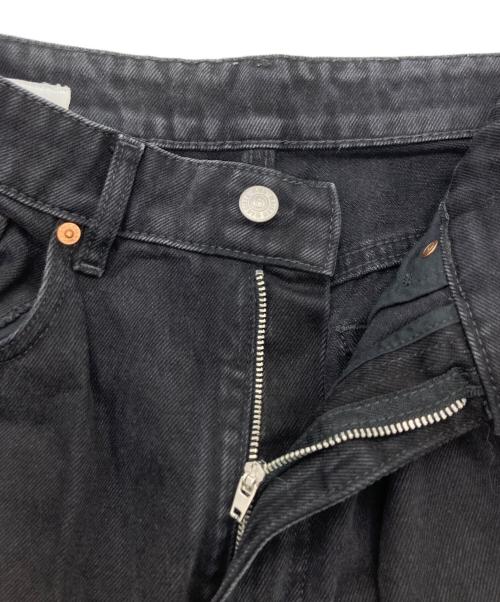MM6 Maison Margiela（エムエムシックスメゾンマルジェラ）MM6 Maison Margiela (エムエムシックスメゾンマルジェラ) Patchwork Wide Flare Jeans グレー サイズ:30の古着・服飾アイテム