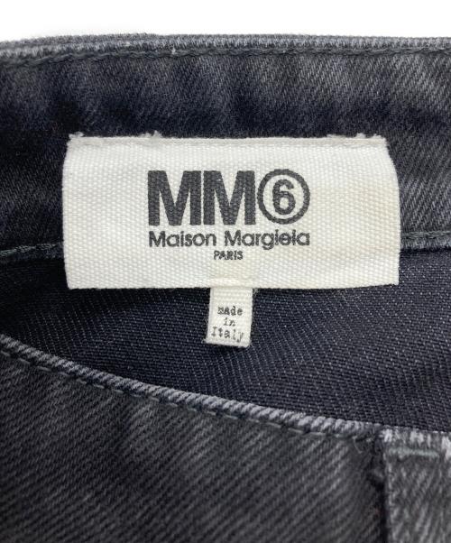 MM6 Maison Margiela（エムエムシックスメゾンマルジェラ）MM6 Maison Margiela (エムエムシックスメゾンマルジェラ) Patchwork Wide Flare Jeans グレー サイズ:30の古着・服飾アイテム