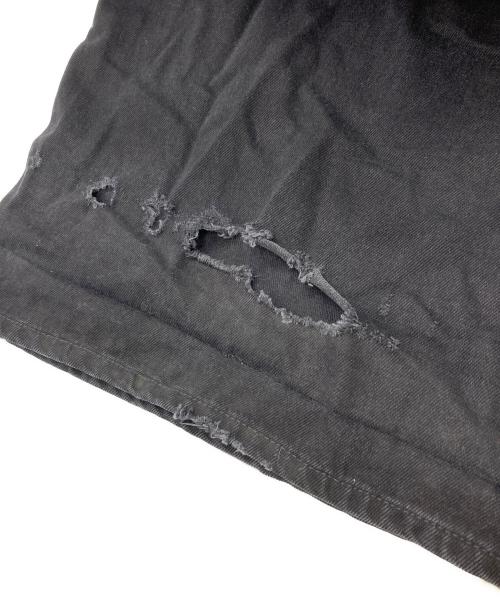 MM6 Maison Margiela（エムエムシックスメゾンマルジェラ）MM6 Maison Margiela (エムエムシックスメゾンマルジェラ) Patchwork Wide Flare Jeans グレー サイズ:30の古着・服飾アイテム