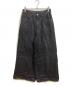 MM6 Maison Margiela（エムエムシックスメゾンマルジェラ）の古着「Patchwork Wide Flare Jeans」｜グレー