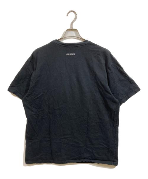 GUCCI（グッチ）GUCCI (グッチ) DISNEY (ディズニー) ドナルドプリントTシャツ ブラック サイズ:SIZE XXLの古着・服飾アイテム