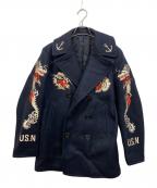 BUZZ RICKSON'Sバズリクソンズ）の古着「SUKA PEA COAT」｜ブラック
