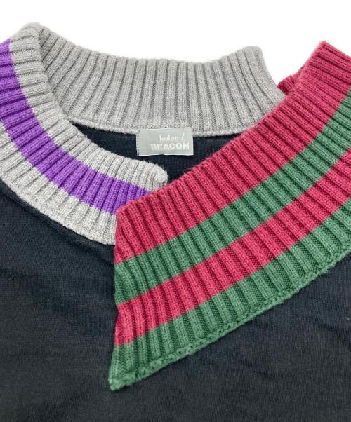 kolor/BEACON（カラービーコン）kolor/BEACON (カラービーコン) Tシャツ ブラック サイズ:	SIZE 3の古着・服飾アイテム