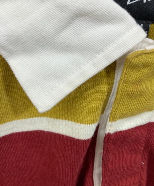 stussy（ステューシー）stussy (ステューシー) Blake Rugby オレンジ×レッド サイズ:SIZE Mの古着・服飾アイテム